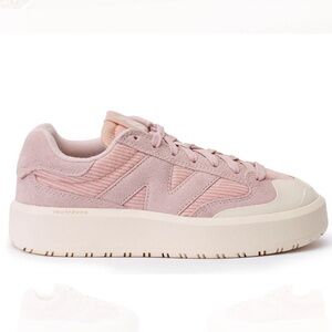 New Balance CT302 Pink Corduroy Sneakers